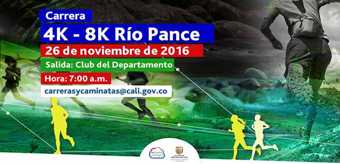 A correr la 8K de Pance de la Secretara del Deporte Municipal