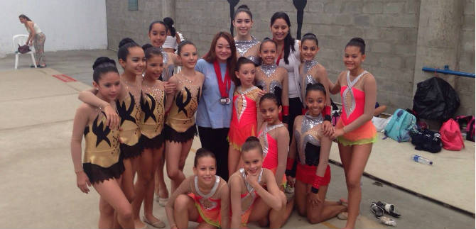 VIII Copa Nacional de Gimnasia Art�stica en el Coliseo El Pueblo