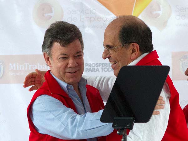 El presidente Santos resalta gesti�n del Alcalde y de las autoridades por intervenci�n en El Calvario