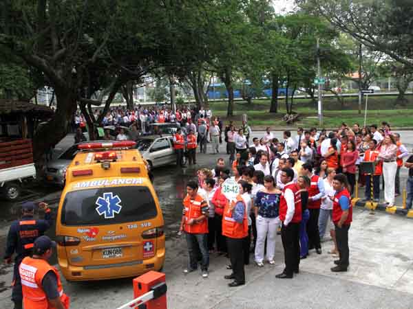 Cali ya est a tono con el simulacro de evacuacin por sismo, este mircoles