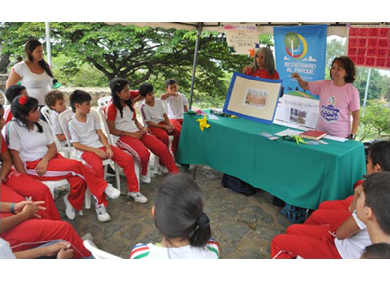300 menores asistieron a taller de elaboracin de comics, en el programa Biblioteca al parque, en Cali