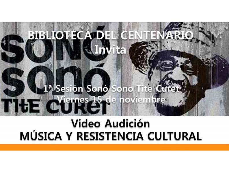 Videoaudicin de Tite Curet en la Biblioteca del Centenario, este viernes 15