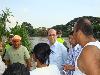El Alcalde visit� el jarill�n de r�o Cau