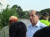 El Alcalde visit� el jarill�n de r�o Cau