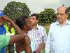 El Alcalde visit� el jarill�n de r�o Cau